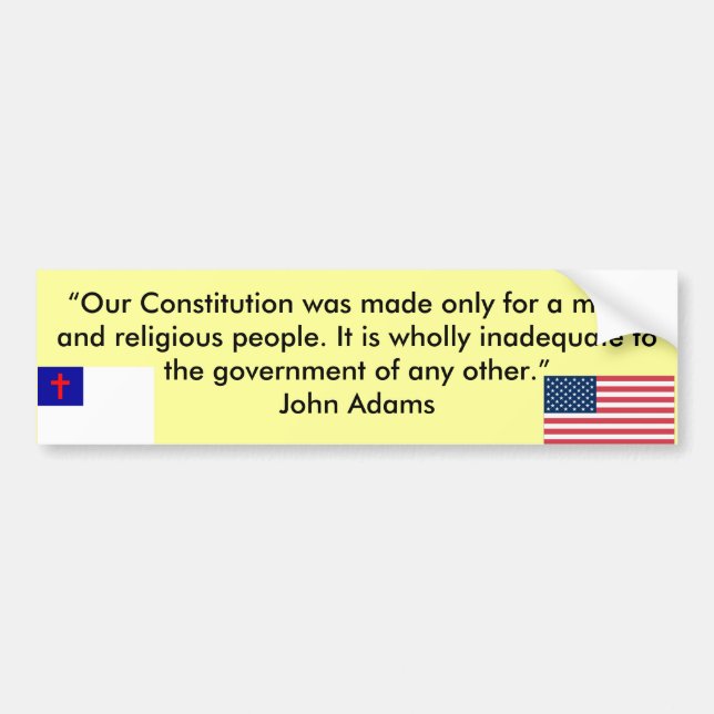 "Our Constitution" Bumper Sticker (Front)