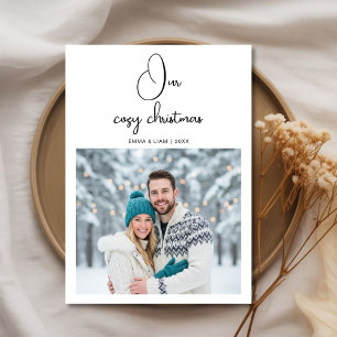 Our Cosy Christmas Couple love  Holiday Card