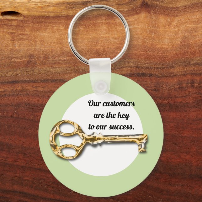 Our Customers Are the Key Business Appreciation Ring (Front)