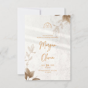 Our Date with Joy، Wedding invitation 