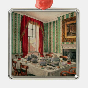 Our Dining Room at York, 1838 Metal Tree Decoration