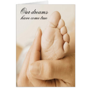 Our Dreams Have Come True Baby Card