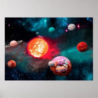 OUR EARTH & ITS NEIGHBORS POSTER