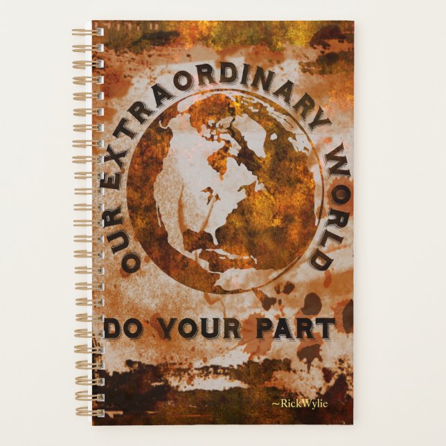 Our Extraordinary World - Inspirational Planner (Front)
