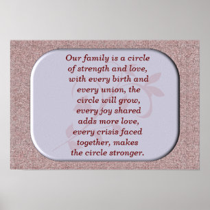 Our family - art print