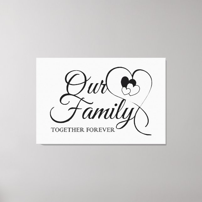 Our Family Canvas Print (Front)