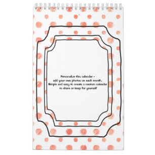 Our Family Customizable Calendar