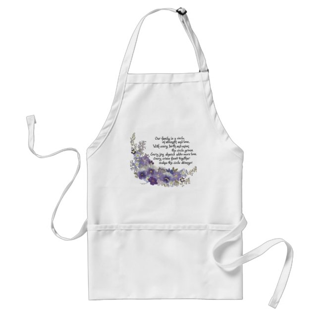 Our Family is a Circle Standard Apron (Front)