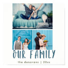Our Family | Modern Three Photo Grid