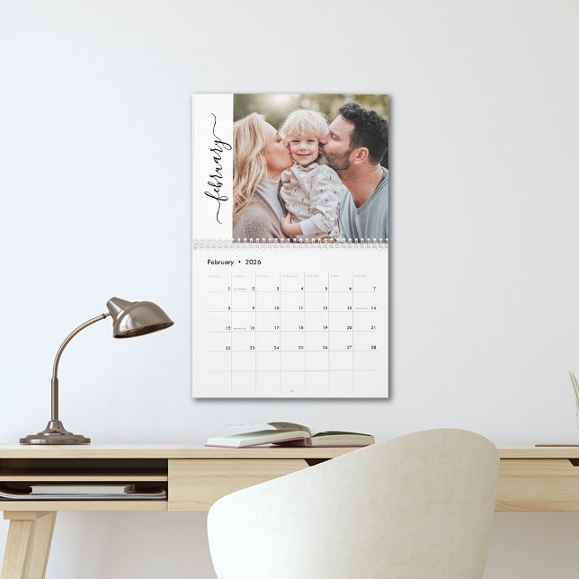 Our Family Photo 12 Month Script Calendar (Creator Uploaded)