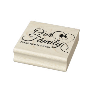 Our Family Rubber Stamp
