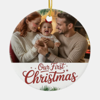 Our Family’s First Christmas Together Ceramic Tree Decoration