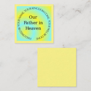 OUR FATHER IN HEAVEN CARD