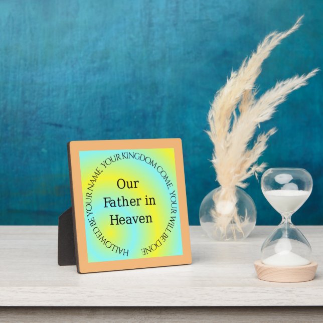 OUR FATHER IN HEAVEN PLAQUE (Insitu)