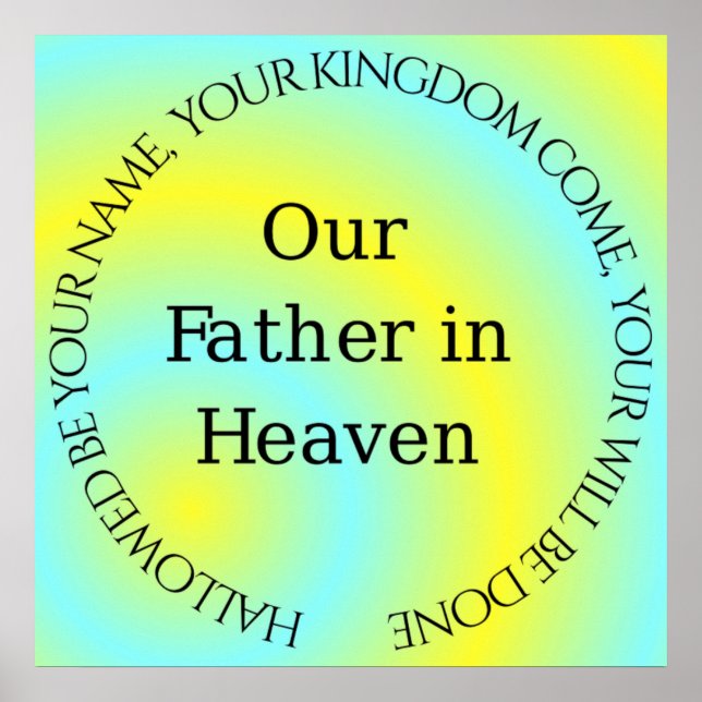 OUR FATHER IN HEAVEN POSTER (Front)