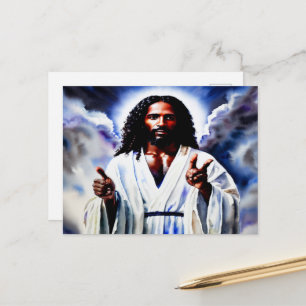 Our Father in Heaven Watercolor Postcard