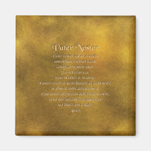 Our Father In Latin Magnet