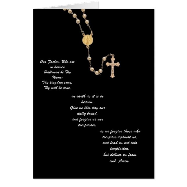 "Our Father" Prayer (Front)