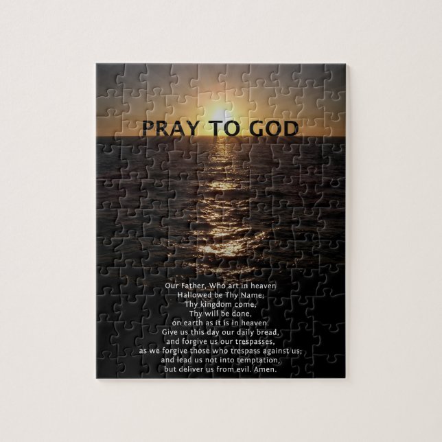 Our Father Prayer Jigsaw Puzzle (Vertical)