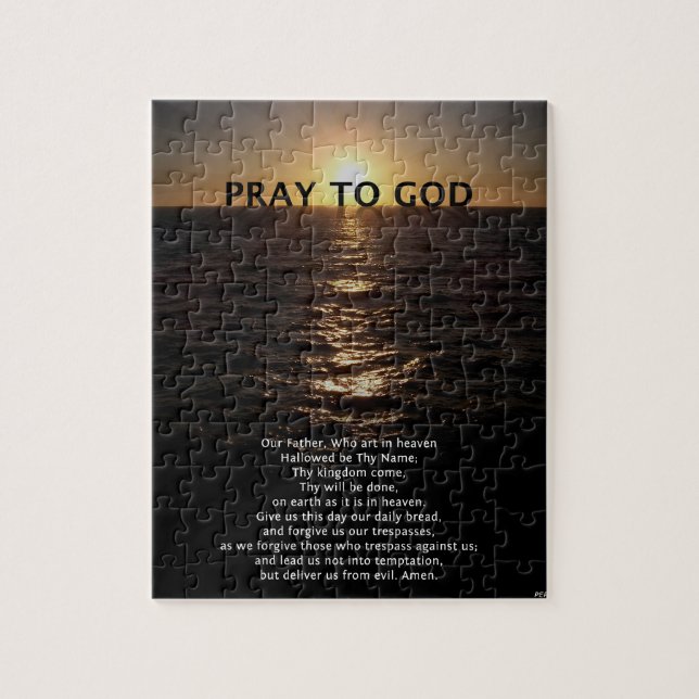 Our Father Prayer Jigsaw Puzzle (Vertical)