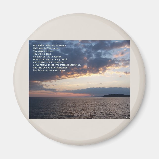 Our Father Prayer Magnet (Front)