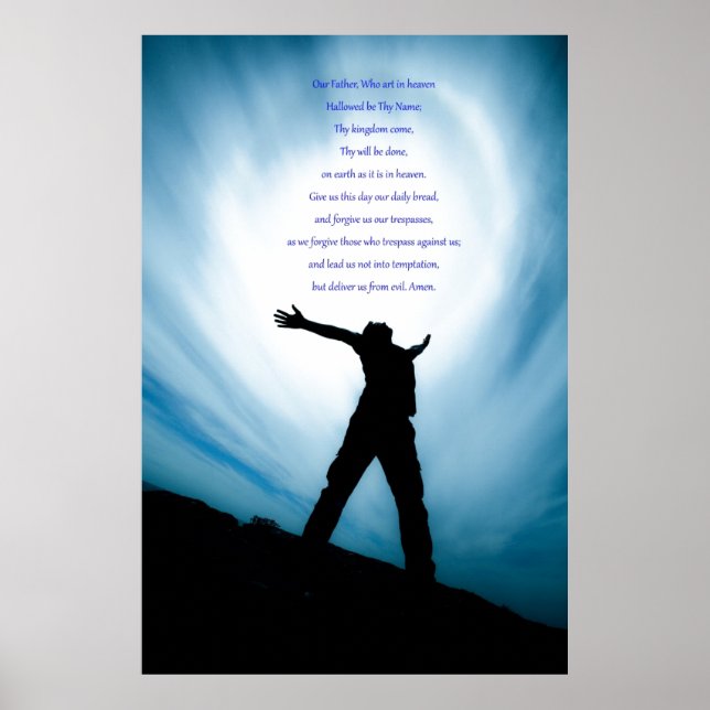 our father prayer the classical healing love poster (Front)