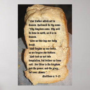 Our Father Scripture Poster
