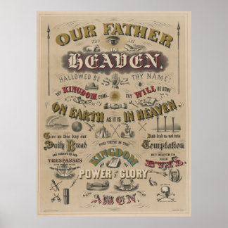 Our father who art in Heaven [1873] Poster