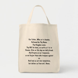 Our Father, Who art in heaven, Hallowed be Thy ... Tote Bag
