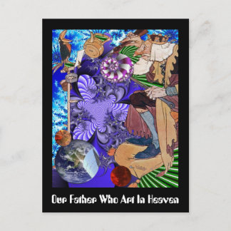 Our Father Who Art In Heaven Postcard