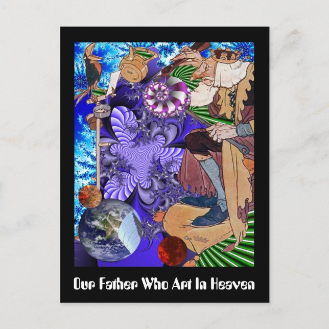 Our Father Who Art In Heaven Postcard (Front)