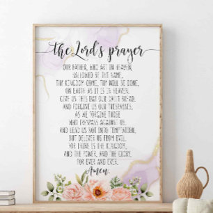 Our Father Who Art In Heaven, The Lord's Prayer Poster