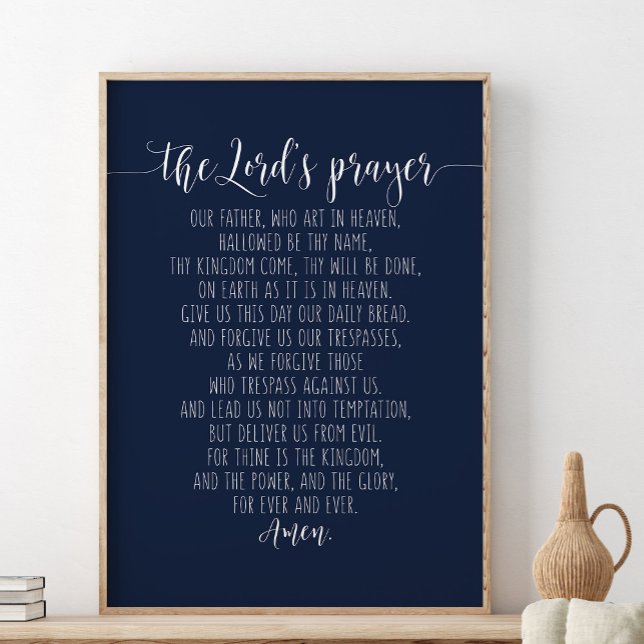 Our Father Who Art In Heaven, The Lord's Prayer Poster (Creator Uploaded)