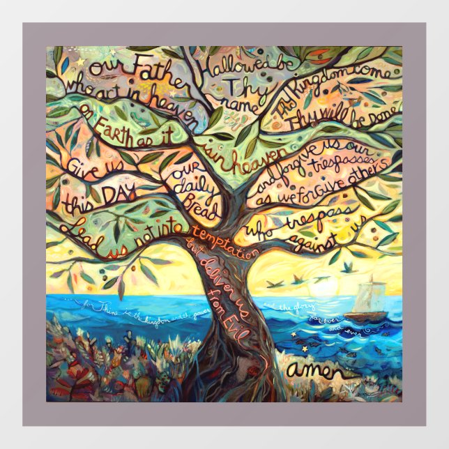 Our Father Window cling (Sheet)