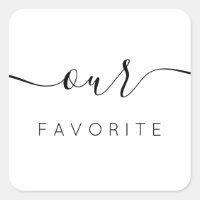 Our Favourite Modern Calligraphy Favour