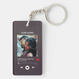 Our favourite Song – Custom Photo Key Ring