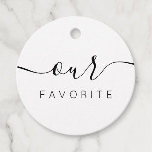 Our Favourite Wedding Welcome Bag Favour Tags