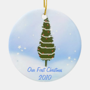 Our First Christmas 2010 Ceramic Tree Decoration