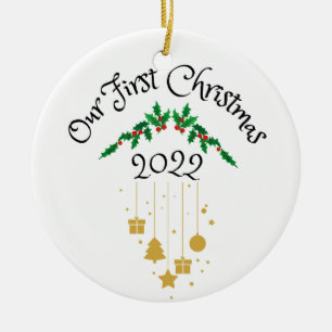 Our First Christmas 2022 Ceramic Tree Decoration