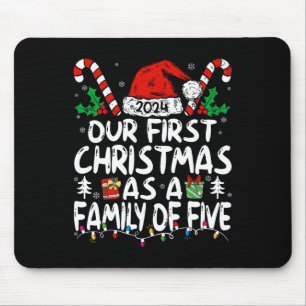 Our First Christmas As A Family Of Five 2024 For N Mouse Pad