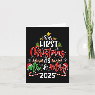 Our First Christmas As Mr &amp; Mrs 2025 Xmas Coup Card