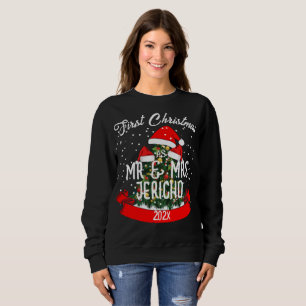 Our First Christmas as Mr. and Mrs. Newlywed Sweatshirt