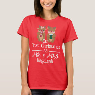 Our First Christmas as Mr. and Mrs. Newlywed    T-Shirt