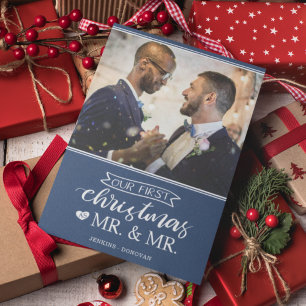 Our first Christmas as mr & mr gay wedding Holiday