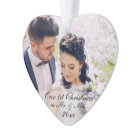Our First Christmas as Mr. & Mrs. Photo Ornament W