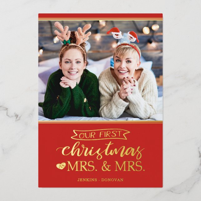 Our first Christmas as mrs & mrs lgbt (Front)