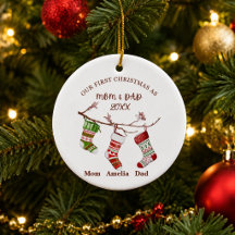 Our First Christmas as Mum and Dad Personalised