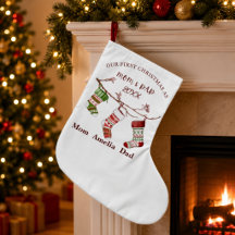 Our First Christmas as Mum and Dad Personalised
