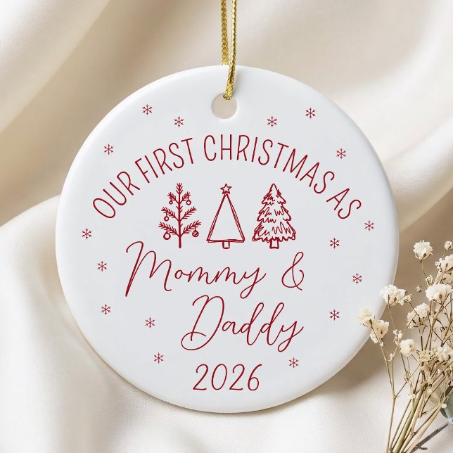 Our First Christmas As Mummy and Daddy Ceramic Tree Decoration (Creator Uploaded)