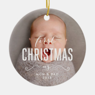 Our First Christmas as Parents Ornament